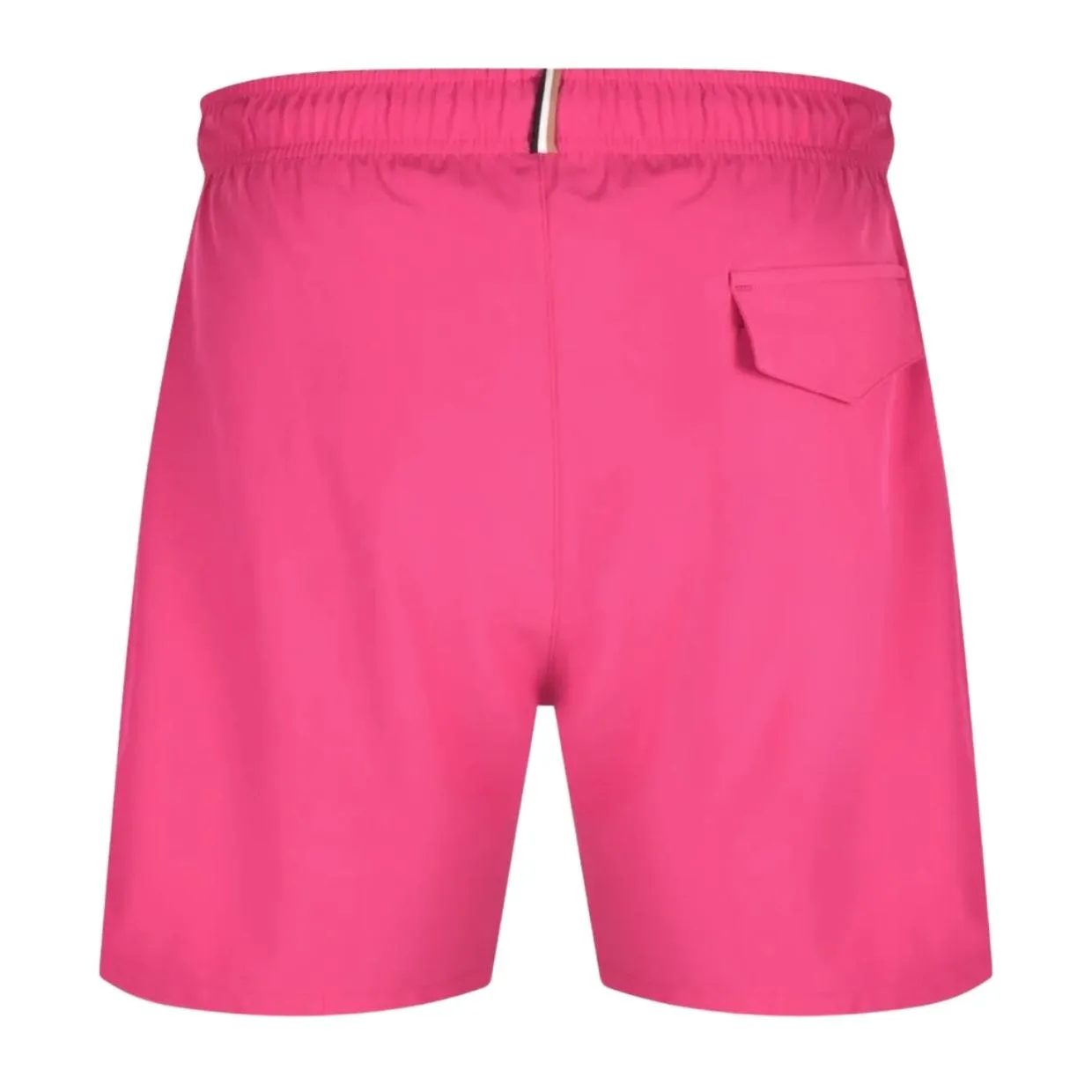BOSS Printed Logo Tio Pink Swim Shorts