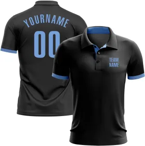 Custom Polo Darts Bowling Golf Shirts for Men Women Youth, Aqua Personalized Polo Shirts Printed Name Number Logo