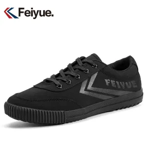 FEIYUE third edition sneakers canvas shoes board shoes trend shoes 8108 Size 35-45 Unisex Youth Adult Black