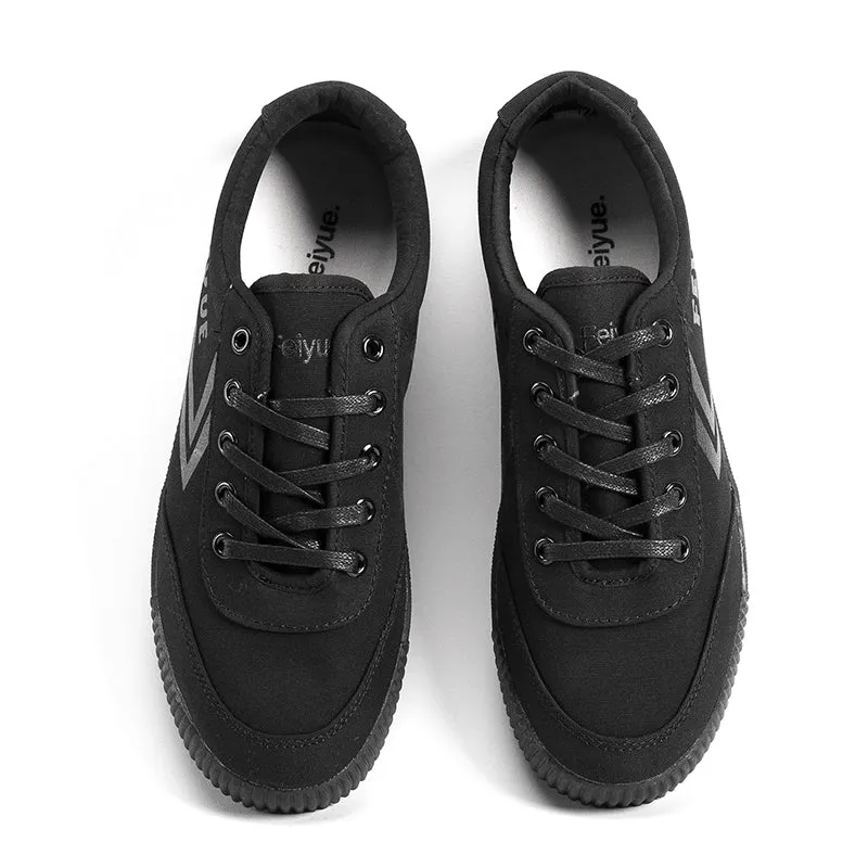 FEIYUE third edition sneakers canvas shoes board shoes trend shoes 8108 Size 35-45 Unisex Youth Adult Black