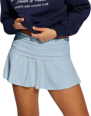 Hafailia Skorts for Women with Pockets Casual Fold Over Low Waist Pleated Tennis Athletic Mini Skirts with Shorts Underneath