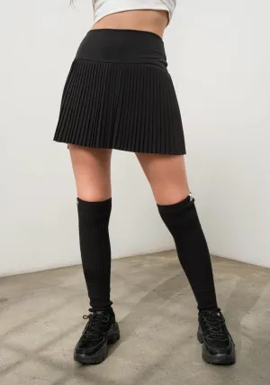 High Waisted Pleated Skort