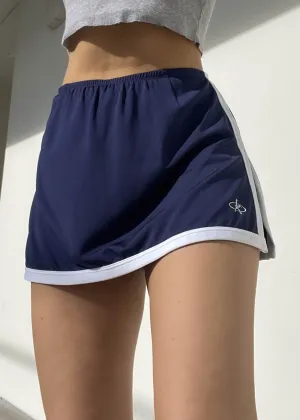 Navy & White Sporty Mini Skort (S)