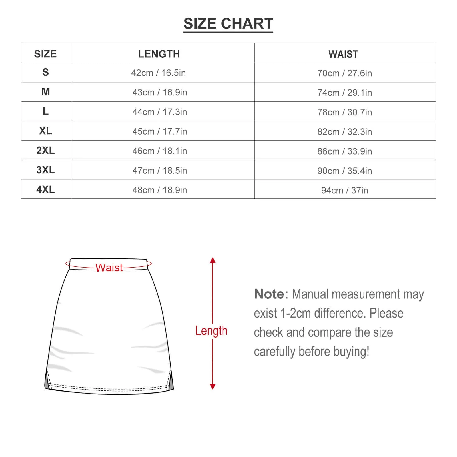 Park Map Athletic A-Line Skirt With Pocket Solid Shorts