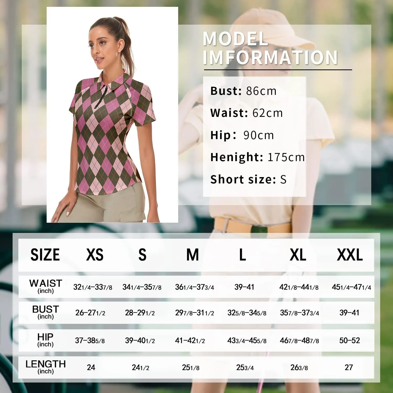 Soneven Women's Short Sleeve Golf Shirt Moisture Wicking Athletic Golf Polo Shirts Tennis Shirts