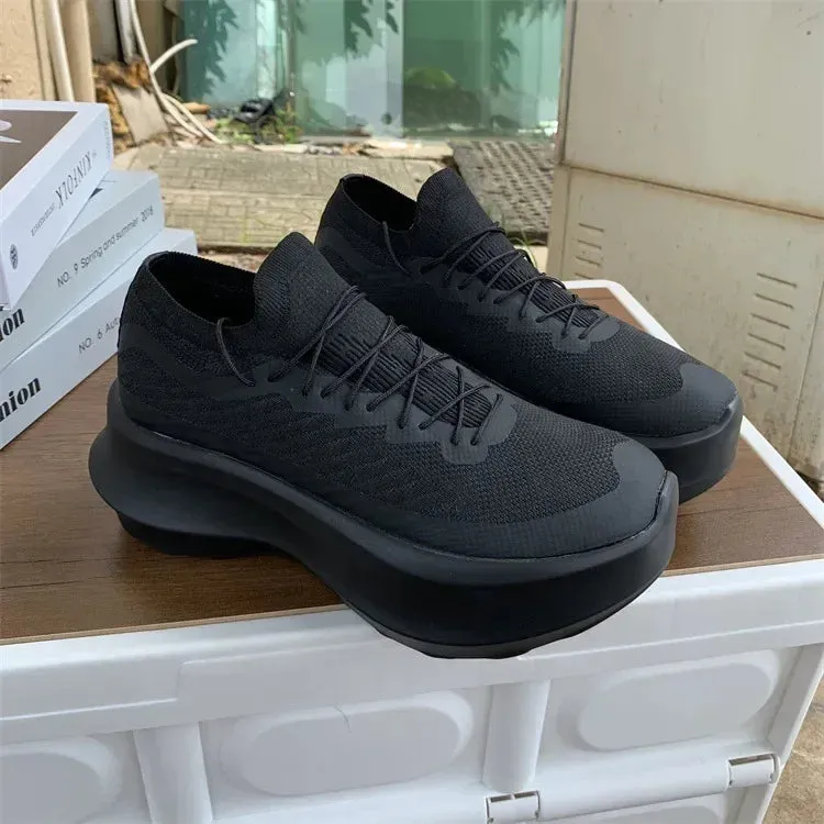 Wjczt Genuine leather thick soled sports spring breathable casual versatile small white shoes fashionable versatile high quality