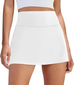 Womens Skort Tennis Skirt with Pocket Shorts Mini Golf Skirts High Waisted Athletic Skorts Summer Workout